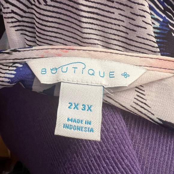 Floral Chiffon Kimono Size 2X/3X - Picture 5 of 6